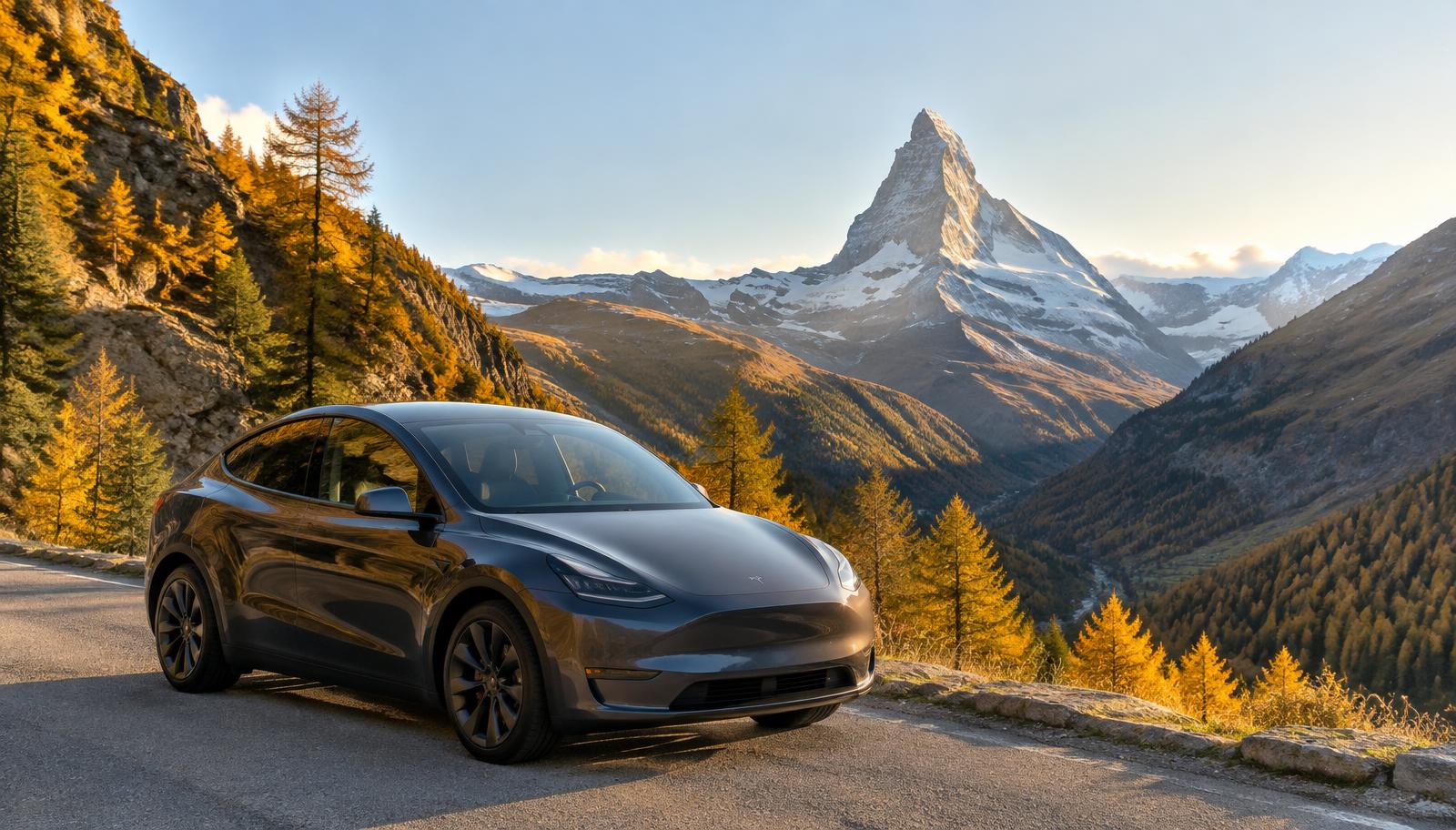 Tesla mieten Zermatt