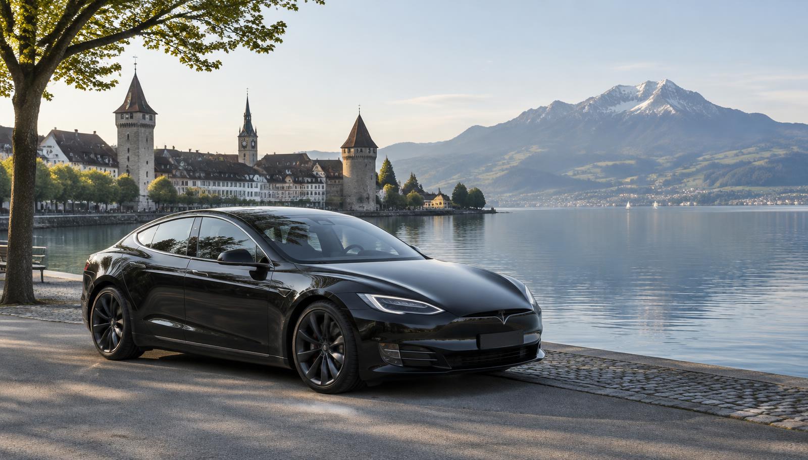 Tesla mieten Zug